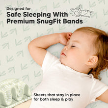 Load image into Gallery viewer, Isla Fitted Mini Crib Sheets (Fleur)