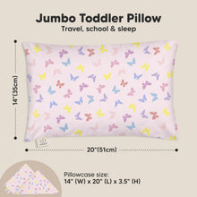 Load image into Gallery viewer, Jumbo Toddler Pillow with Pillowcase (Flutter)