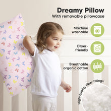 Load image into Gallery viewer, Jumbo Toddler Pillow with Pillowcase (Flutter)