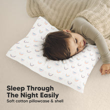 Load image into Gallery viewer, Jumbo Toddler Pillow with Pillowcase (Flutter)