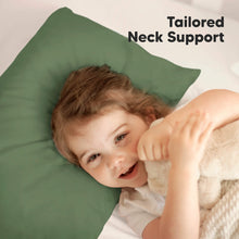 Load image into Gallery viewer, Jumbo Toddler Pillow with Pillowcase (Jungle Green)