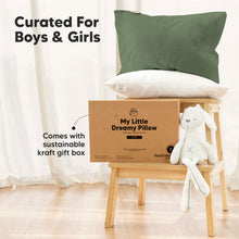 Load image into Gallery viewer, Jumbo Toddler Pillow with Pillowcase (Jungle Green)