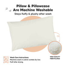 Load image into Gallery viewer, Jumbo Toddler Pillow with Pillowcase (Pearl Gray)