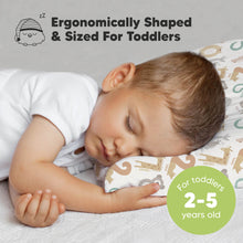 Load image into Gallery viewer, Jumbo Toddler Pillow with Pillowcase (Wild Count)