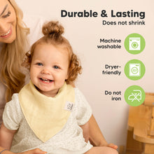 Load image into Gallery viewer, 8-Pack Lumi Muslin Bandana Bibs (Mirage)