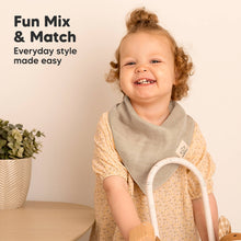 Load image into Gallery viewer, 8-Pack Lumi Muslin Bandana Bibs (Mirage)