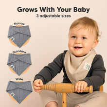 Load image into Gallery viewer, 8-Pack Lumi Muslin Bandana Bibs