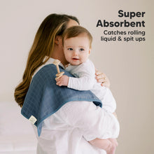 Load image into Gallery viewer, 5-Pack Lumi Muslin Burp Cloths