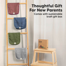 Load image into Gallery viewer, 5-Pack Lumi Muslin Burp Cloths