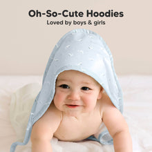 Load image into Gallery viewer, Luxe Baby Hooded Towel (Blue Whale)