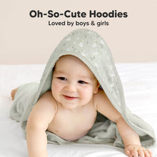 Load image into Gallery viewer, Luxe Baby Hooded Towel (Serenity)