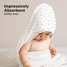 Load image into Gallery viewer, Luxe Baby Hooded Towel (Wildscape)