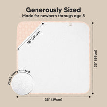 Load image into Gallery viewer, Luxe Baby Hooded Towel (Crystal)