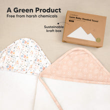 Load image into Gallery viewer, Luxe Baby Hooded Towel (Crystal)