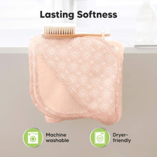 Load image into Gallery viewer, Luxe Baby Hooded Towel (Pink Crystal)