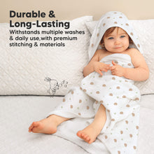 Load image into Gallery viewer, Lyra Muslin Hooded Towel (Bruce, Petite)