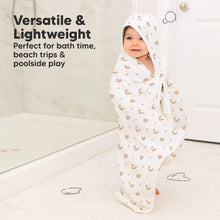 Load image into Gallery viewer, Lyra Muslin Hooded Towel (Nibbles)