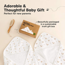 Load image into Gallery viewer, Lyra Muslin Hooded Towel (Nibbles)