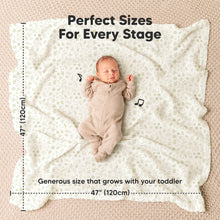 Load image into Gallery viewer, Perfect sizes for every stage - sized at 47inches height and 47inches wide (generous size that grows with your toddler)