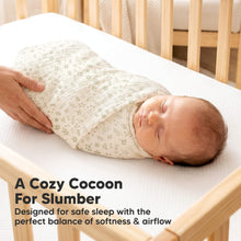 Load image into Gallery viewer, A cozy cocoon for slumber - designed for safe sleep with the perfect balance of softness and airflow.