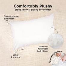 Load image into Gallery viewer, Mini Toddler Pillow With Pillowcase (French Gray)