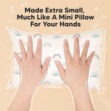 Load image into Gallery viewer, Mini Toddler Pillow With Pillowcase (Jolly Rainbow)
