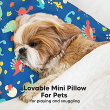 Load image into Gallery viewer, Mini Toddler Pillow With Pillowcase (DinoWorld)