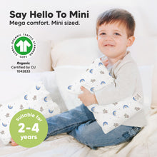 Load image into Gallery viewer, Mini Toddler Pillow With Pillowcase (Space Drift)