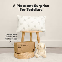 Load image into Gallery viewer, Cuddly Toddler Pillow with Pillowcase (Construction)