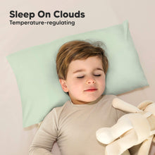Load image into Gallery viewer, Cuddly Toddler Pillow with Pillowcase (Sage)