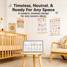 Load image into Gallery viewer, Nova Baby's First Year Picture Frame (Cloud Gray)