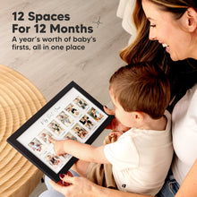 Load image into Gallery viewer, Nova Baby's First Year Picture Frame (Onyx Black)