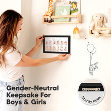 Load image into Gallery viewer, Nova Baby's First Year Picture Frame (Onyx Black)