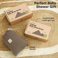 Load image into Gallery viewer, KeaBabies Original Wrap Carrier (Saddle Brown)