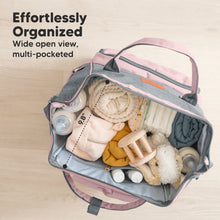 Load image into Gallery viewer, Original Diaper Bag (Pink Gray)