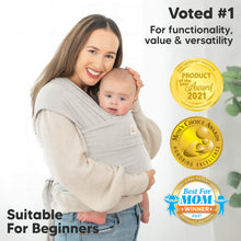 Load image into Gallery viewer, KeaBabies Original Wrap Carrier (Rhino Gray)