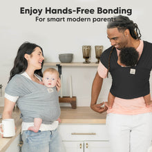 Load image into Gallery viewer, KeaBabies Original Wrap Carrier (Rhino Gray)