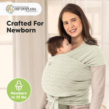Load image into Gallery viewer, KeaBabies Original Wrap Carrier (Chevron Maze)