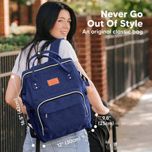 Load image into Gallery viewer, Original Diaper Bag (Marine Blue)