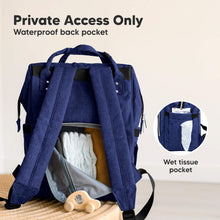 Load image into Gallery viewer, Original Diaper Bag (Marine Blue)