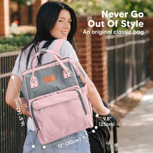 Load image into Gallery viewer, Original Diaper Bag (Pink Gray)
