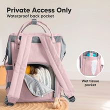 Load image into Gallery viewer, Original Diaper Bag (Pink Gray)