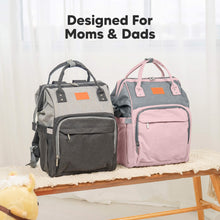 Load image into Gallery viewer, Original Diaper Bag (Pink Gray)