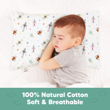 Load image into Gallery viewer, Printed Toddler Pillowcase 13X18" (Robo Pals)