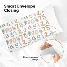 Load image into Gallery viewer, Printed Toddler Pillowcase 13X18" (Wild Count)