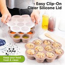 Load image into Gallery viewer, Prep Silicone Baby Food Tray (Dusk)