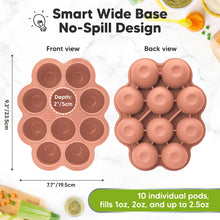 Load image into Gallery viewer, Prep Silicone Baby Food Tray (Roseate)