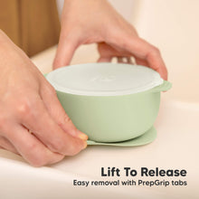 Load image into Gallery viewer, 2-Pack Prep Silicone Suction Bowls (Sage)