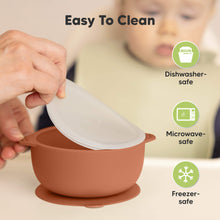 Load image into Gallery viewer, 2-Pack Prep Silicone Suction Bowls (Terracotta)