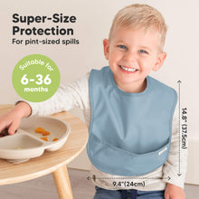 Load image into Gallery viewer, 3-Pack Presto Waterproof Bibs (Ocean)